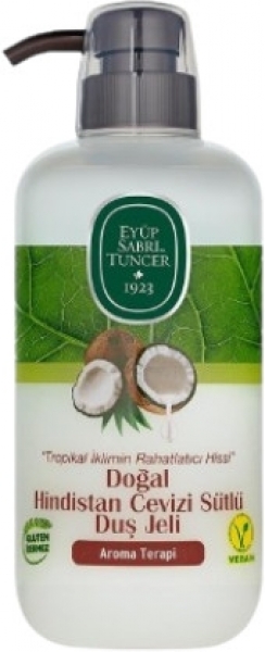 Eyüp Sabri Tuncer Doğal Hindistan Cevizi Sütlü 600 ml Duş Jeli