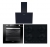 Hoover Siyah Ankastre Set HVW6MBB + HOAT 3150 BI + HDG6C1GBTK