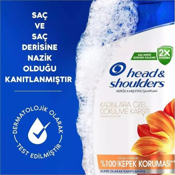 Head & Shoulders Kadınlara Özel Dökülme Karşıtı Kepeğe Karşı Etkili 330 ml Şampuan