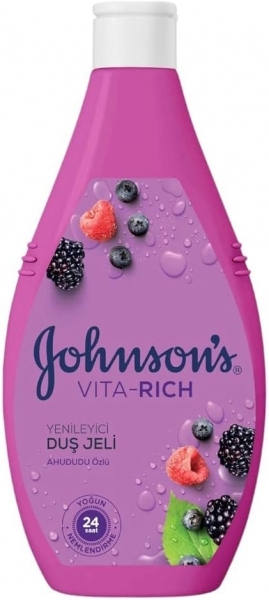 Johnson's Vita-Rich Ahududu Özlü 400 ml Duş Jeli