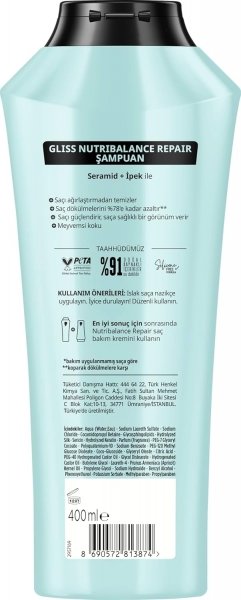 Gliss Nutribalance Repair 400 ml Şampuan