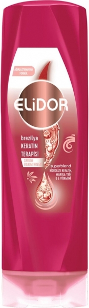 Elidor Brezilya Keratin Terapisi Hidrolize Keratin Marula Yağı 350 ml Saç Kremi