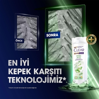 Clear Women Kepeğe Karşı Etkili Bitkisel Sentez 350 ml Şampuan