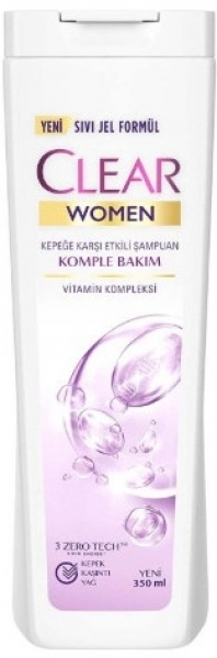 Clear Women Komple Bakım Kepeğe Karşı Etkili 350 ml Şampuan