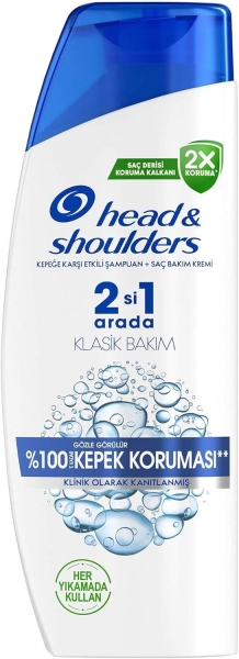 Head & Shoulders Klasik Bakım Kepeğe Karşı Etkili 330 ml 2'si 1 Arada