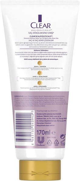 Clear Scalpceuticals Saç Dökülmesine Karşı Saç Kremi