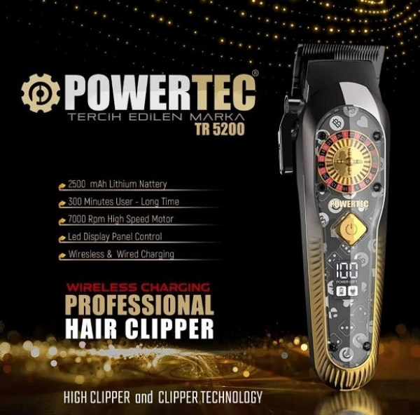 Powertec TR-5200 Saç Kesme Makinesi