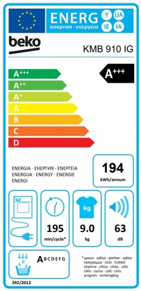 Beko KMB 910 IG Isı Pompalı Kurutma Makinesi