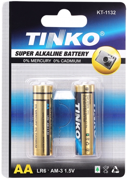 Tinko Super Alkaline AA 2'li Kalem Pil