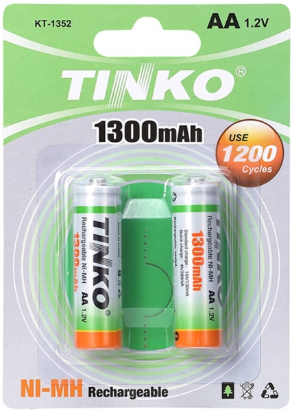 Tinko TK-1300 1300 mAh AA 2'li Kalem Pil