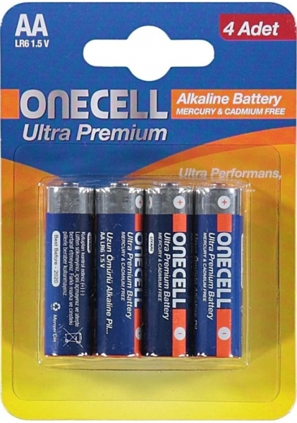 Onecell Ultra Premium AA 4'lü Kalem Pil