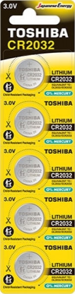 Toshiba CR2032 5'li Düğme Pil