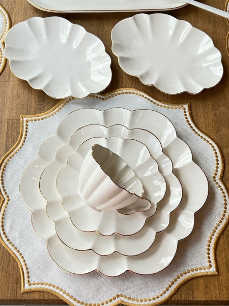 Rossev Daisy 64 Parça Kahvaltı Takımı