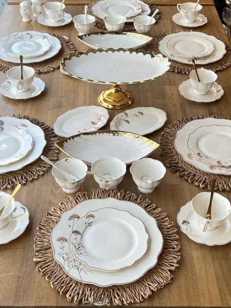 Rossev Palace Bambu 57 Parça Kahvaltı Takımı