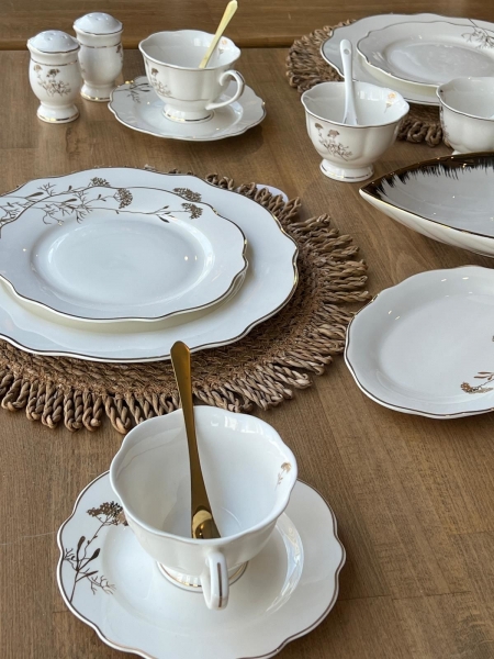 Rossev Palace Bambu 57 Parça Kahvaltı Takımı