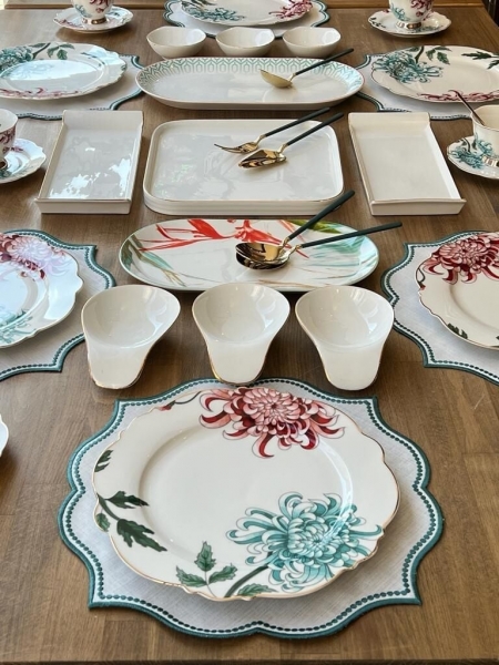 Rossev Fleur 46 Parça Kahvaltı Takımı (46 Parça)