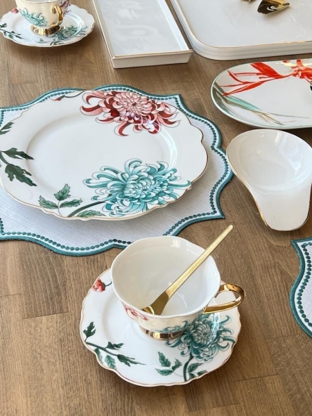 Rossev Fleur 46 Parça Kahvaltı Takımı (46 Parça)