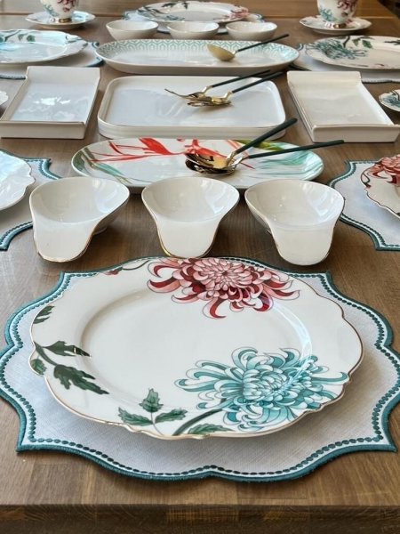 Rossev Fleur 46 Parça Kahvaltı Takımı (46 Parça)