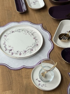 Rossev Glore Lavender 52 Parça Kahvaltı Takımı