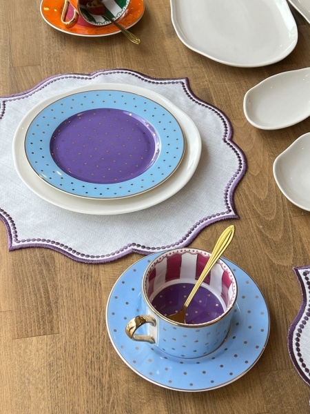 Rossev Rainbow 44 Parça Kahvaltı Takımı
