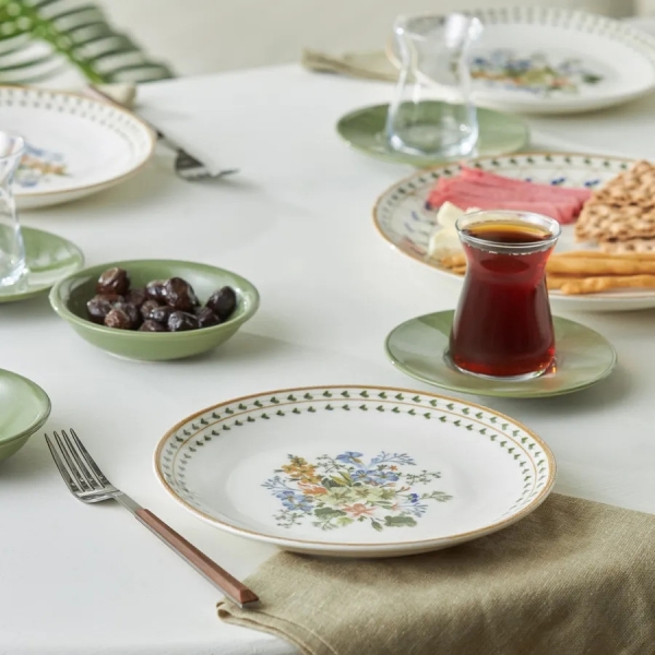 Karaca Foliage 25 Parça Kahvaltı Takımı