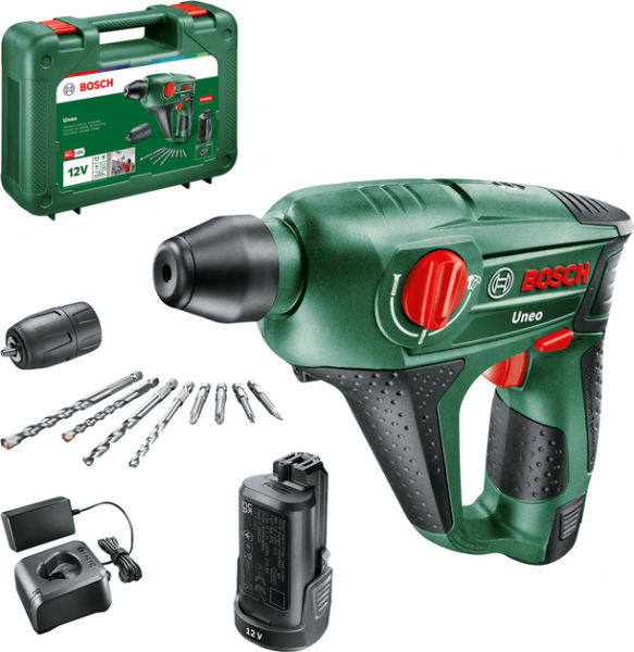 Bosch Uneo 12 LI (2x2.0Ah) Akülü Matkap (2 Akülü / 2 Ah)