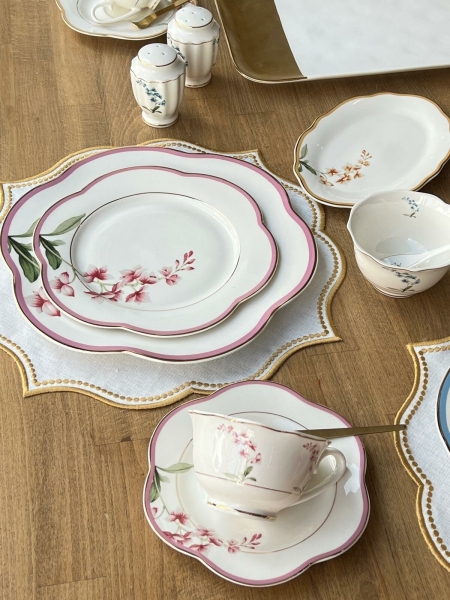 Rossev Roses 55 Parça Kahvaltı Takımı