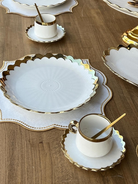 Rossev Daisy 38 Parça Kahvaltı Takımı