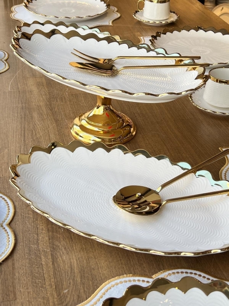 Rossev Daisy 38 Parça Kahvaltı Takımı