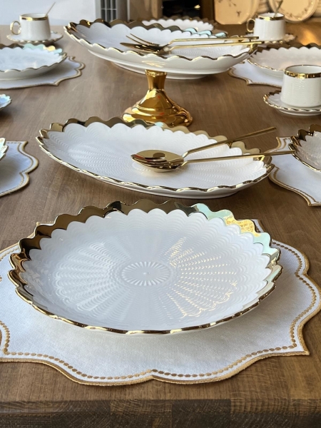 Rossev Daisy 38 Parça Kahvaltı Takımı