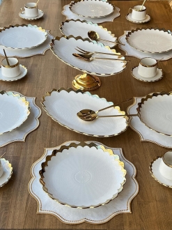 Rossev Daisy 38 Parça Kahvaltı Takımı