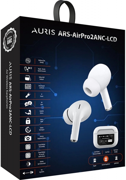 Auris Air Pro 2 ANC LCD Tam Kablosuz Kulaklık