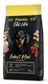 Fitmin Forlife Mini Irklar İçin Kümes Hayvanlı Yetişkin 12 KG Köpek Maması