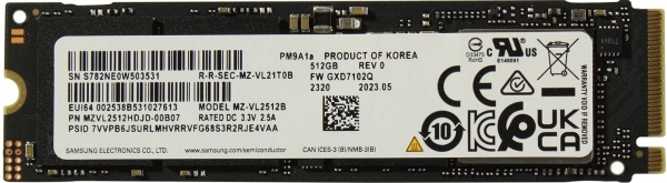Samsung PM9A1a SSD (512 GB)