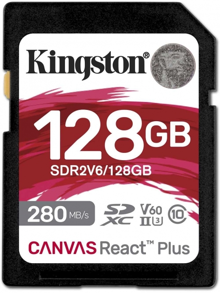 Kingston Canvas React Plus V60 SD (128 GB)