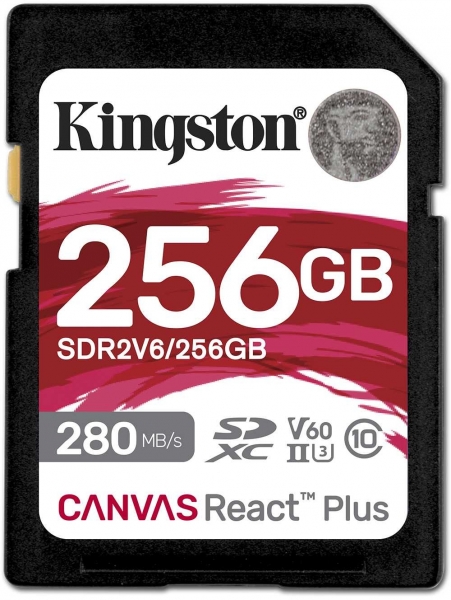 Kingston Canvas React Plus V60 SD (256 GB)