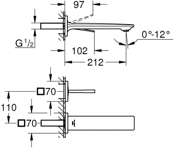 Grohe Allure M 19386002 Lavabo Bataryası