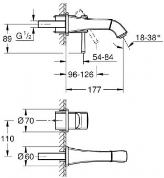 Grohe Grandera 29416LG0 Lavabo Bataryası