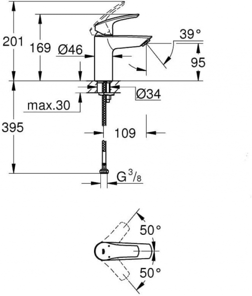 Grohe Eurosmart 324672433 Lavabo Bataryası