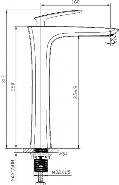 Newarc Life 981001 Lavabo Bataryası