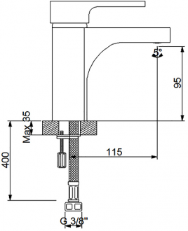Newarc Master 187521 Lavabo Bataryası