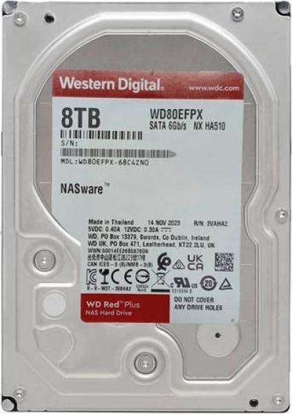 WD Red Plus HDD (8 TB)