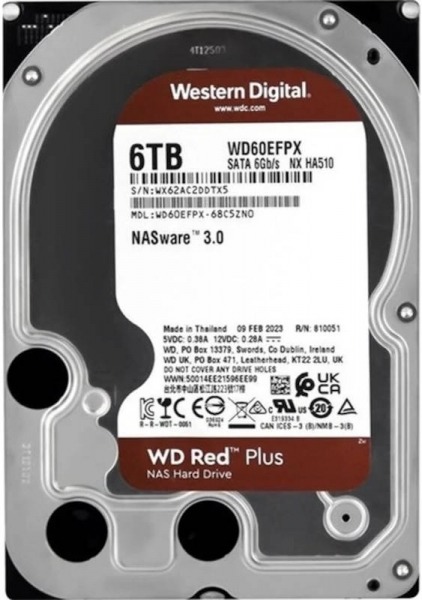 WD Red Plus HDD (6 TB)