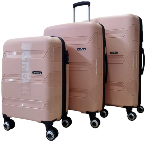 Hotowa Gold 8011 PP 3'lü Valiz Seti