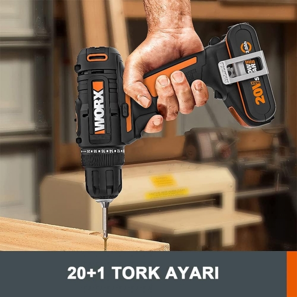 Worx WX100 Akülü Matkap