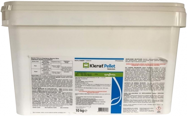 Syngenta Klerat Pellet 10 kg Haşere İlacı