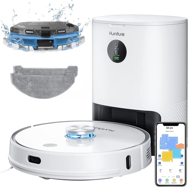 Honiture Q6 Pro Robot Süpürge+Mop