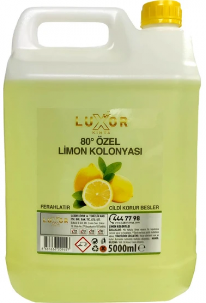 Luxor Limon Kolonyası Bidon 5 lt
