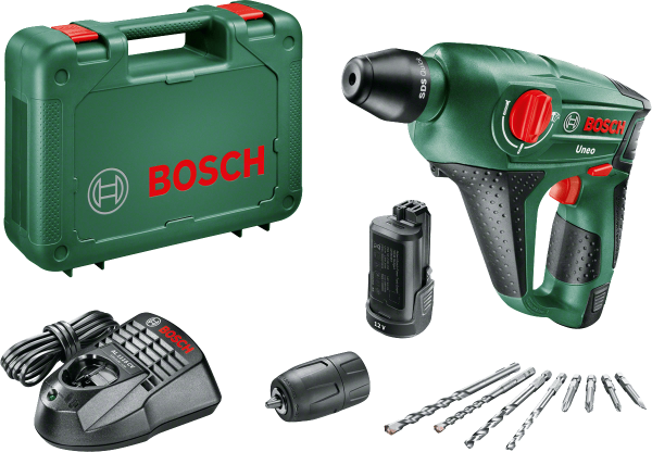 Bosch Uneo 12 LI (2x2.5Ah) Akülü Matkap (2 Akülü / 2.5 Ah)