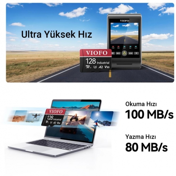 Viofo High Endurance A2 V30 microSD (128 GB)